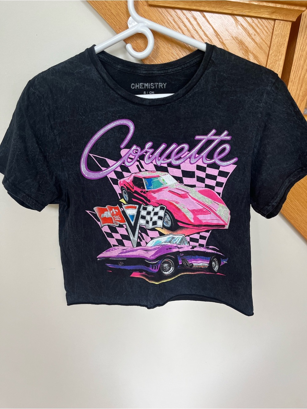 Chemistry Black Tee with White Logo